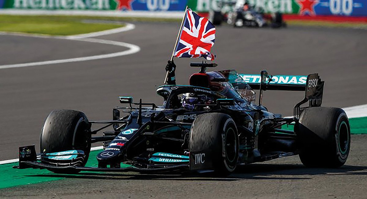 Hamilton 2021 British GP Mercedes F1 W12 header